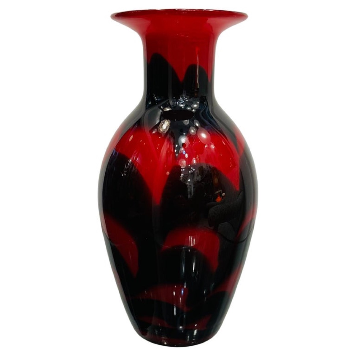 1950s Italian Murano Glass Vase Attr. Carlo Moretti