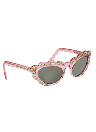 vintage pink diamante sunglasses 