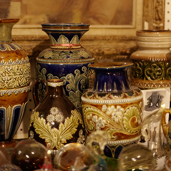 Collection of vases