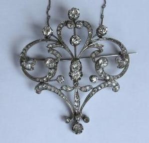 Edwardian Necklace and Brooch 