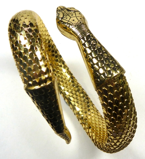 whiting & davis snake bangle