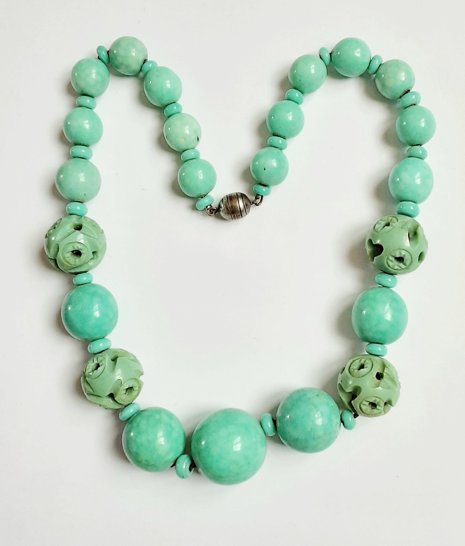 Deco French beads necklace