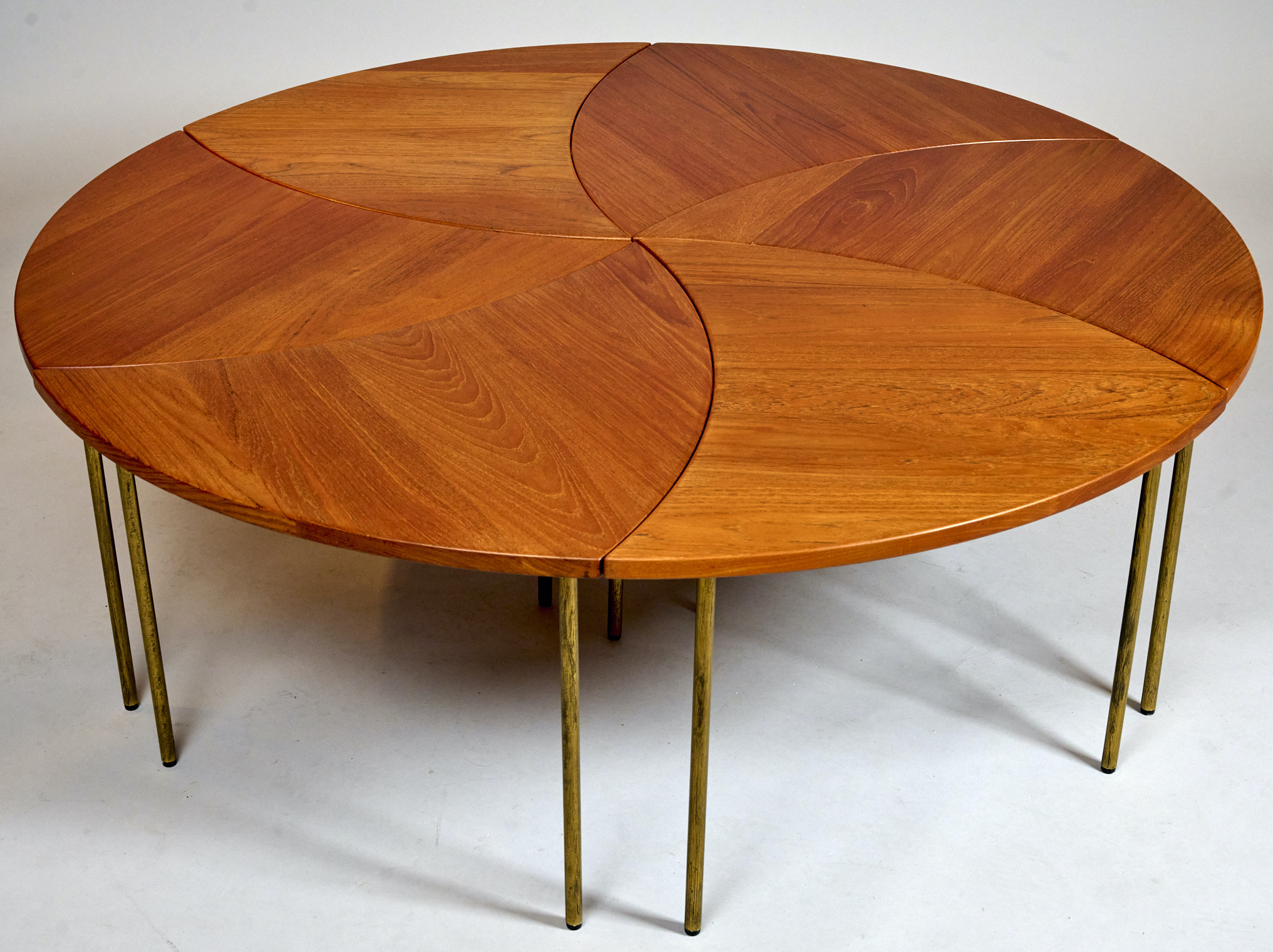 France & Son pinwheel table designed by Peter Hvidt