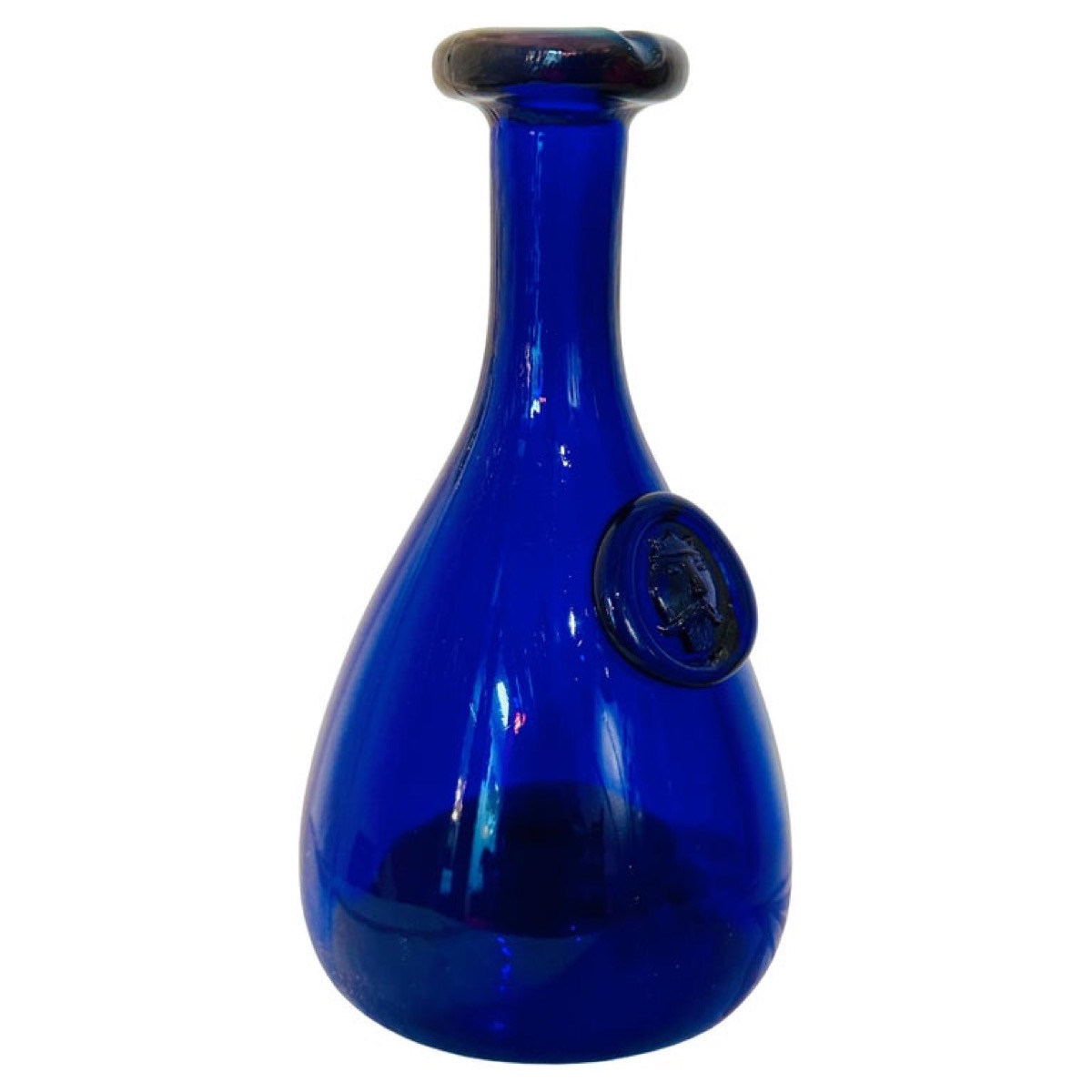 Vintage 1960s Cobalt Blue Holmegaard "Viking" Carafe